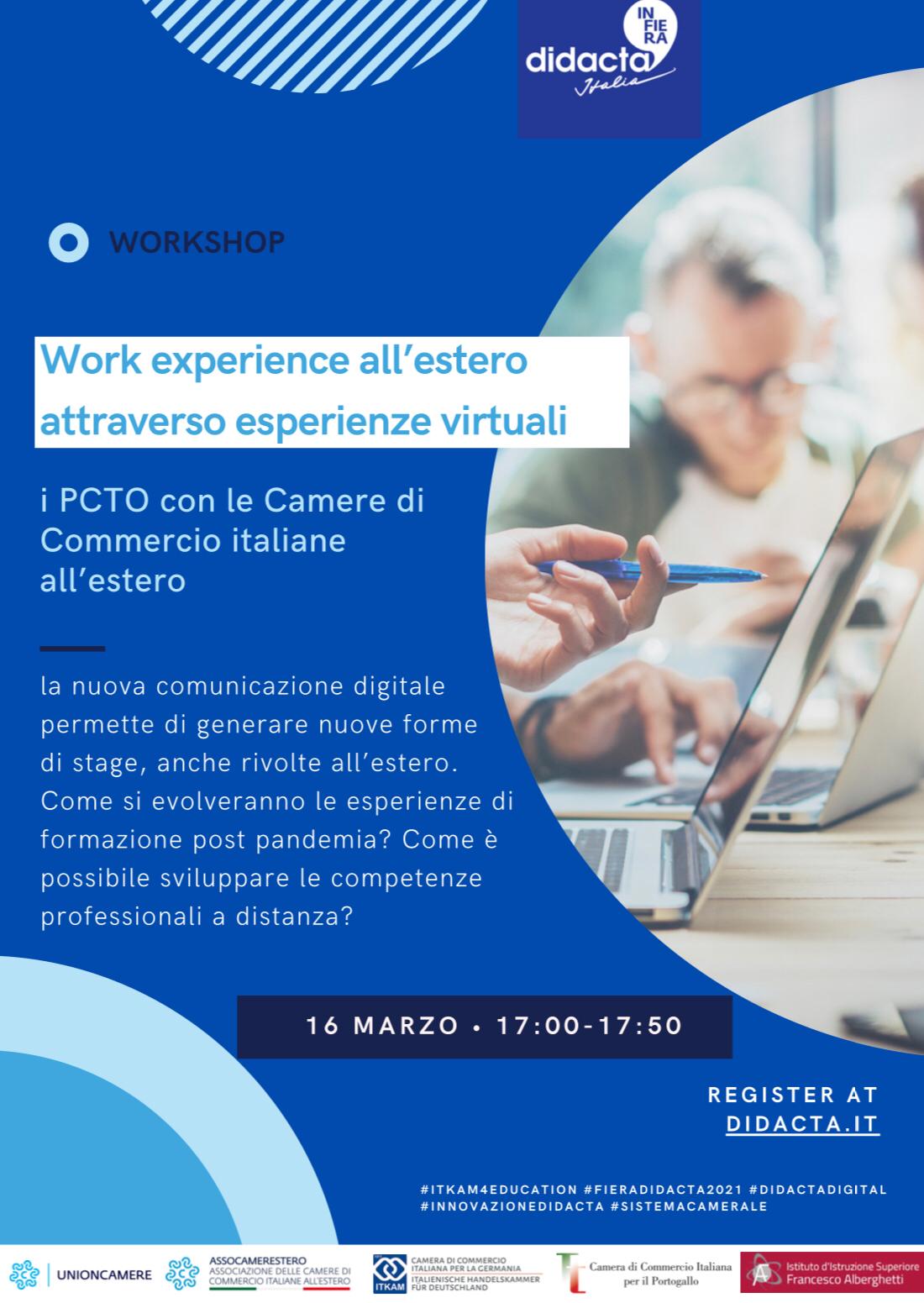 Work experience all’estero attraverso esperienze virtuali.